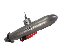 Submarine Model Toy - Nautical Marine Vessel, Grey, Floating Water Ship, Solid Base | Diving Sea Equipment For Fun Play Accessory Object Unit Gear Gold Smart Help Life New Top Cool Good Real Work