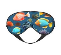 Submarine Reef Fish Soft Eye Mask. Unisex, Comfortable and Breathable, Suitable for Daily Rest. Helps You Quickly Enter Deep Sleep.