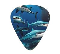 Submarine shark coral Guitar picks 12 pieces, ABS material, smooth edges, comfortable feel, 3 optional thicknesses