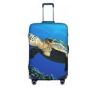 Submarine Turtle Under The Sea Luggage Cover Suitcase Trolley Case Protector Elastic Washable Anti Scratch Fit 18-32 Inch