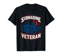 Submarine Veteran Flag Patriotic Sub Service Submariner T-Shirt