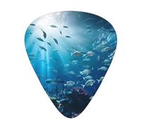 submarine world Patterned guitar picks - (thin/medium/thick) free to choose, suitable for all kinds of string instruments,