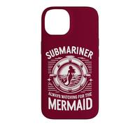 Submariner Always Watching For The Mermaid Quote Submarine Case for iPhone 14
