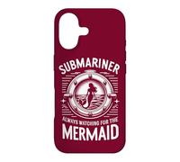 Submariner Always Watching For The Mermaid Quote Submarine Case for iPhone 17