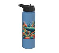 Submariner Coral Underwater Sea U-Boat Stealth Submarine Stainless Steel Insulated Water Bottle