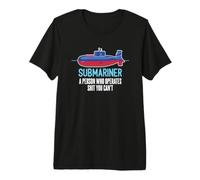 Submariner Definition Pigboat Submersible Nuclear Uboat Premium T-Shirt
