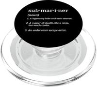 Submariner Definition Submersible Nuclear-powered Submarine PopSockets PopGrip for MagSafe