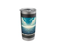 Submariner Epic Nuclear Submarine Battle Warfare Sub U-Boat Stainless Steel Insulated Tumbler