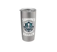 Submariner Quote Always Watching for The Kraken Submarine Stainless Steel Insulated Tumbler