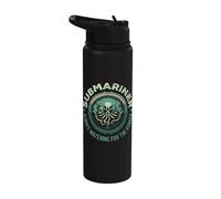Submariner Quote Always Watching for The Kraken Submarine Stainless Steel Insulated Water Bottle