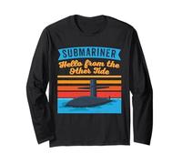 Submariner Quote Hello from The Other Tide U-Boat Submarine Long Sleeve T-Shirt