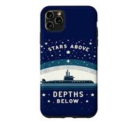 Submariner Quote Stars Above Depths Below U-Boat Submarine Case for iPhone 11 Pro Max
