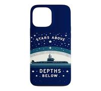 Submariner Quote Stars Above Depths Below U-Boat Submarine Case for iPhone 13 Pro Max