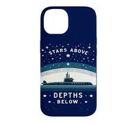 Submariner Quote Stars Above Depths Below U-Boat Submarine Case for iPhone 14