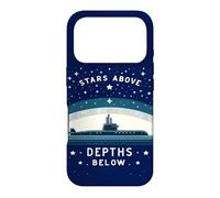 Submariner Quote Stars Above Depths Below U-Boat Submarine Case for iPhone 17 Pro