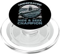 Submariner Quote Undefeated Hide And Seek Champion Submarine PopSockets PopGrip for MagSafe