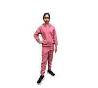 SubMeHa Kids 2-Piece Tracksuit, Pull Over Hoodie with Sweatpants, Fleece Active Wear, Unisex (UK, Numeric, 7 Years, 8 Years, Dusty Pink)
