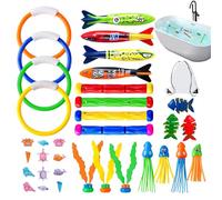 Submerged Treasures Set - Durable Silicone Frame, Colorful Resin Stones, Floating Floating Marker | Interactive Marine Education Accessory For Park Competition Leisure