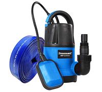 Submersible 250W Water Pump + 5 metres x 25mm Lay Flat Hose Hot Tub Swimming Pool