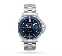 Panerai Mens Blue Pam02068 Submersible Blu Notte Stainless-steel Automatic Watch 1 Size