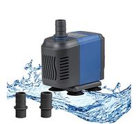 Submersible Fish Tank Water Pump Sump Filter Aquarium Water Feature Fountain 2 Nozzles 2000L/H