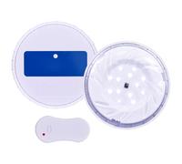 Submersible Floating Pool LED Lamp With Remote Light White/Multicolour vidaXL