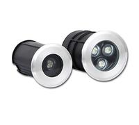 Submersible Fountain Light - IP68 LED Lights, 12/24V Low Voltage LED Recessed Landscape Lamp, for Garden, Patio, Stairs, Swimming Pool Lighting (Color : White, Size : 3w(12V))