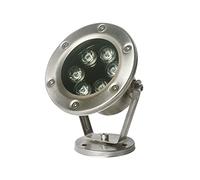 Submersible LED Fountain Light IP68 Waterproof Rotating AC12 24V Spot Light Stainless Steel Pool Spotlight for Outdoor Parties Yellow Color Perfect for Garden Decor