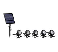 Submersible LED Lights, RGB Changing Pond and Aquarium Lights, Solar Powered, ABS Material, IP68 Waterproof with Suction Installation, for Fish Tanks and Fountains