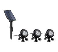 Submersible LED Lights, Solar Powered RGB Changing Pond and Aquarium Lights, ABS Material, IP68 Waterproof with Suction Installation, Ideal for Fish Tanks and Fountains