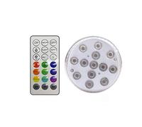 Submersible LED Lights with Wireless Remote, Waterproof Underwater Led Lights Battery Operated Decoration Light for Aquarium, Pond, Pool, Garden, Wedding, Party