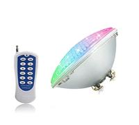 Submersible LED Pool Lights - With Remote Control Waterproof Underwater Light, RGBW PAR56 Pool Bulbs, 12V LED Swimming Pool Underwater Light, IP68 Waterproof Light, For Inground Pool ( Size : 45W )