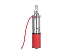 Submersible Pump Ultra-Quiet Water Pump DC 12V Solar Powered Water Pump Red Color High Lift Screw Submersible for Fishing Boat Fish Pond Agricultural Irrigation