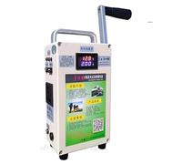 Submersible Pump Ultra-Quiet Water Pump Manual Generator 220V 200W Hand Crank Generator Mobile Phone Charging Treasure High Power Large Capacity Outdoor DC5-12V 30W(XY-201L 150W 240W)