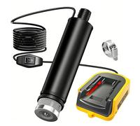 Submersible Water Pump Compatible with Dewalt 18V/20V Battery, 30 L/min Flow 16FT Sump Pump, Portable Electric Water Transfer Pump for Garden Camping Pond Kiddie Pool Fish Tank (No Battery)