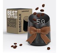 Subminimal Subscale Digital Dosing Cup with LED Display - Sleek & Precise Scale - Dosing & Brewing Accessories, Measures Coffee Grounds for Espresso - Coffee Lover Gifts - Black