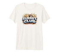 Submit Club Boxing Line Art Fighter Workout Gym Combat Gift Premium T-Shirt