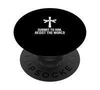 Submit To Him Resist The World Judo Martial Arts PopSockets Adhesive PopGrip