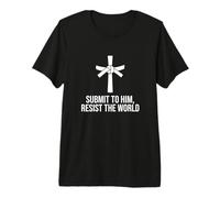 Submit to Him Resist The World Judo Martial Arts Premium T-Shirt
