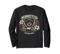 Submitted to The Way Jesus and Jiu Jitsu Neo Trad Style Long Sleeve T-Shirt