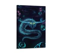 Subnautica Ghost Leviathan 2 Canvas Poster Bedroom Decor Landscape Office Room Decor Gift 20x30inch(50x75cm)