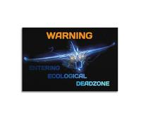 Subnautica Ghost Leviathan Canvas Poster Bedroom Decor Landscape Office Room Decor Gift 12x18inch(30x45cm)