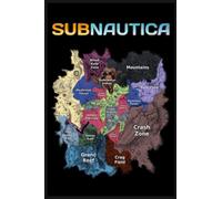 Subnautica Map Notebook: Journal For Writing, Size 6'' x 9'' inches, 110 Blank Lined Pages, Glossy Finished Soft Cover