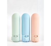 SUBORAWOS 3 Pack Travel Bottles Set, 50ml Leak Proof Refillable Squeezable Travel Bottles, TSA Approved Silicone Travel Containers for Lotion Liquid Shampoos, Soap and Toiletries (Green/Blue/Pink)