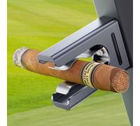 SUBORAWOS Magnetic Cigar Holder - Golf Cart Accessories with Magnetic Base, Fits Golf Carts, Beach Chairs, Fishing Rods (Gray)