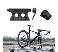 SUBORAWOS Universal Bike Block Fork Mount, Quick Release Fork Block Mounts, Bike Rack Carrier, Aluminum Alloy Bicycle Car Roof Mount Rack (Black)