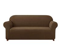 subrtex 1-Piece Stretch Sofa Cover Spandex Jacquard Fabric Slipcovers for Couch, Armchair, Machine Washable (XL Sofa, Coffee)