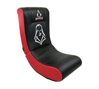 Subsonic - Assassin's Creed Gaming Rocking Chair - Officially Licensed Ergonomic Rocking Chair - Black and Red faux Leather with Embroidery - Comfortable Chair for Living Room or Bedroom