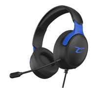 subsonic - Astra gaming headset for PS5 PS4 PC Xbox, gamer headset with 40 mm speakers, tiltable microphone, integrated volume control and mute button - Black and blue