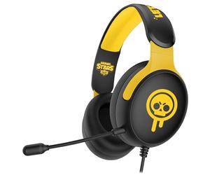 Subsonic - Brawl Stars Gaming Headset with Microphone. Officially Licensed Gaming Headset, Compatible with Consoles, PCs, Tablets, and Smartphones - Black and Yellow